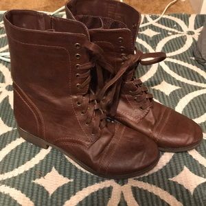 Brown Combat Boots